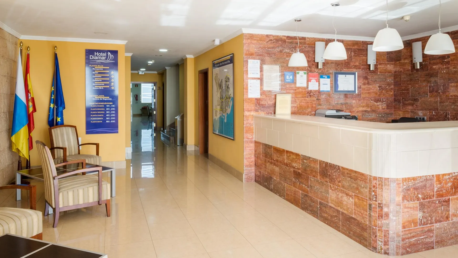 Checkin Diamar Hotel Arrecife  3*, Arrecife (Lanzarote)